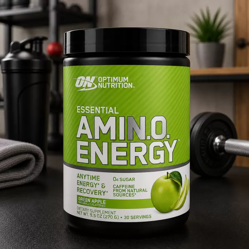 OPTIMUM NUTRITION AMINO ENERGY GREEN APPLE 30 SERVIDAS