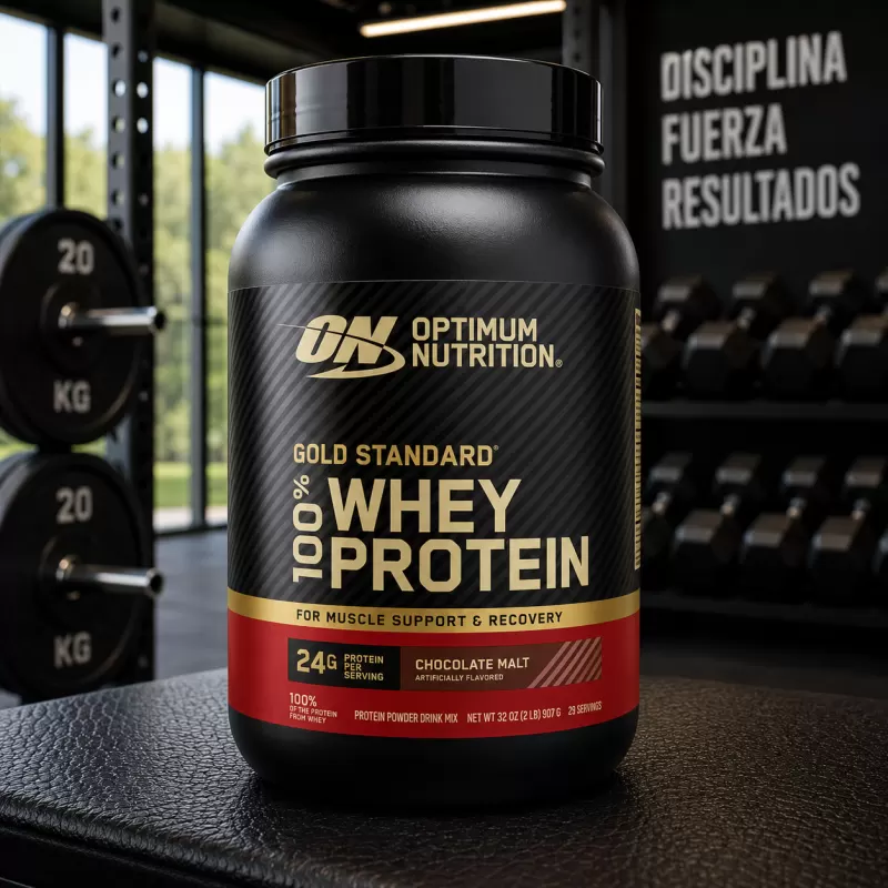 OPTIMUM NUTRITION GOLD STANDARD WHEY PROTEIN CHOCOLATE MALT 2LB / 29 SERVIDAS