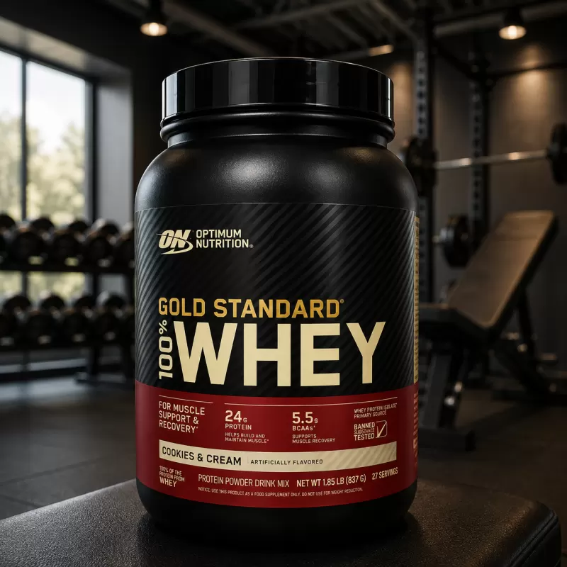 OPTIMUM NUTRITION GOLD STANDARD WHEY PROTEIN COOKIES 1.85 LB / 27 SERVIDAS
