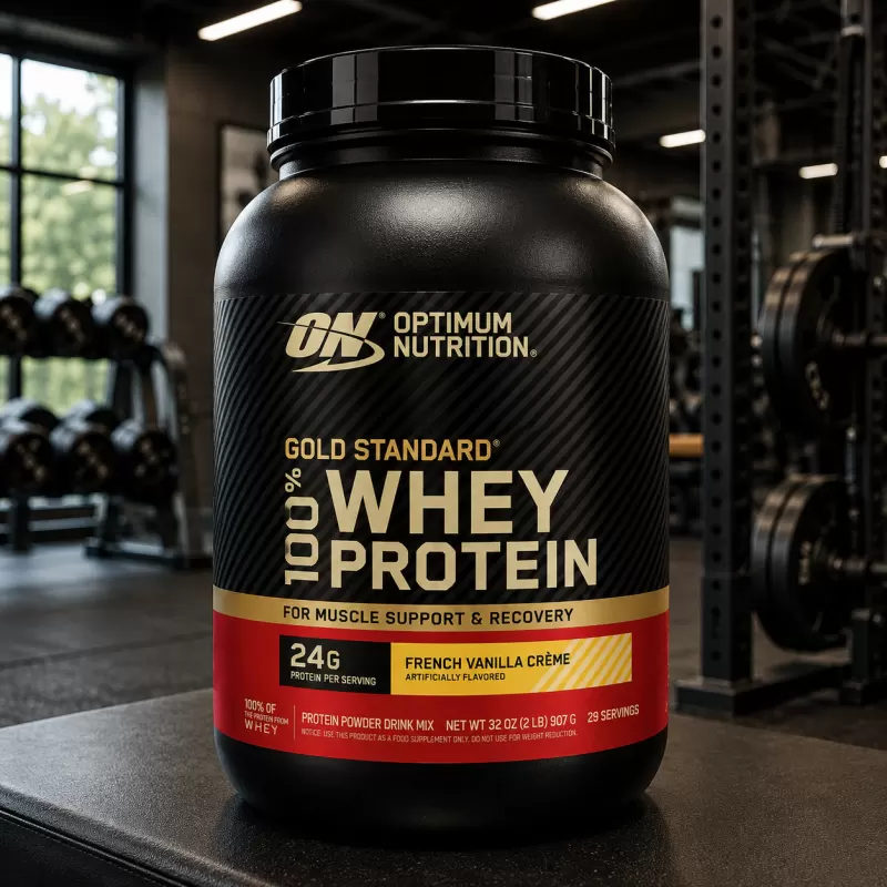 OPTIMUM NUTRITION GOLD STANDARD WHEY PROTEIN VAINILLA 2LB / 29 SERVIDAS