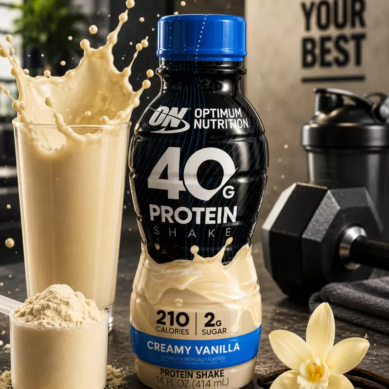 OPTIMUM NUTRITION PROTEIN SHAKE VAINILLA 414ML