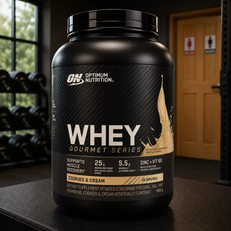 OPTIMUM NUTRITION WHEY GOURMET SERIES COOKIES AND CREAM 25 SERVIDAS