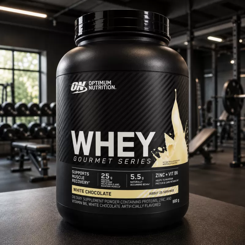 OPTIMUM NUTRITION WHEY GOURMET SERIES WHITE CHOCOLATE 25 SERVIDAS