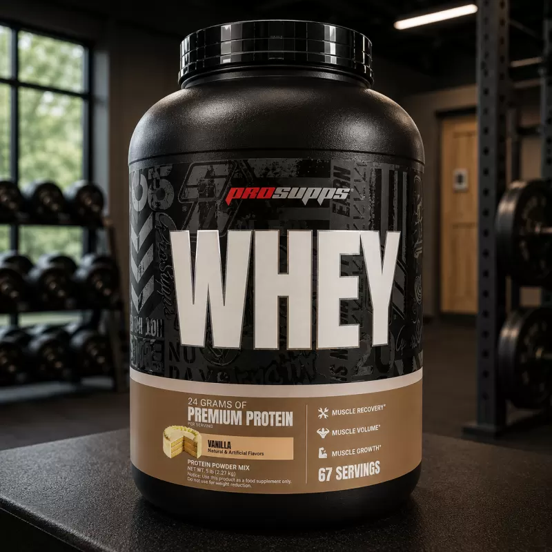 PROSUPPS WHEY CONCENTRATE VAINILLA 5 LB/67 SERVIDAS