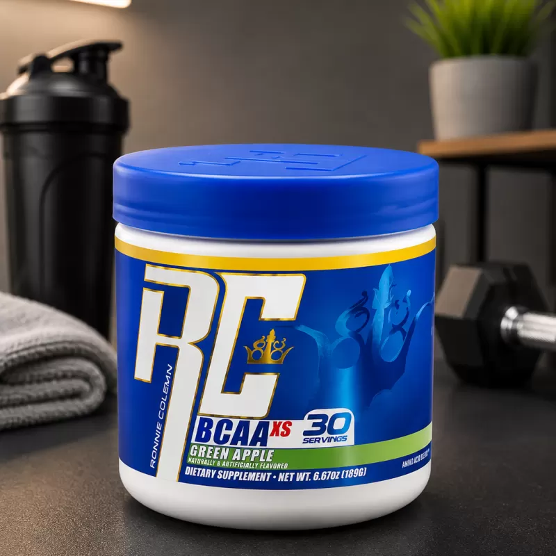 RONNIE COLEMAN BCAA XS GREEN APPLE 189G / 30 SERVIDAS