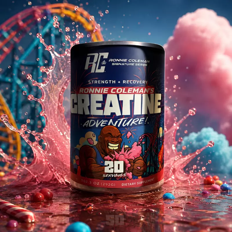 RONNIE COLEMAN CREATINA ADVENTURE COTTON CANDY CRUSH 20 SERVIDAS