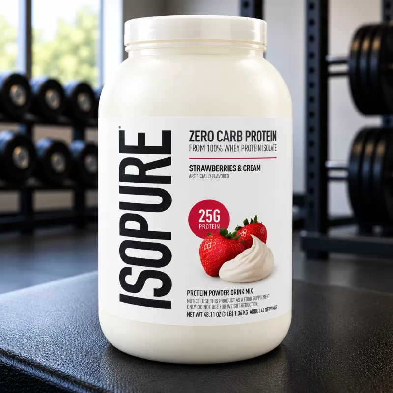 ZERO CARB PROTEIN STRAWBERRIES & CREAM 3LB / 44 SERVIDAS